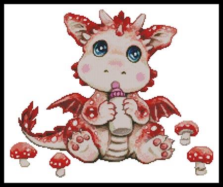 Mushroom Dragon Baby  (Kayomi Harai)