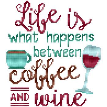 click here to view larger image of Life... Coffee N Wine (chart)