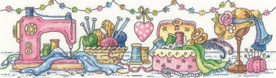 click here to view larger image of Sewing Room, The (Aida kit) (counted cross stitch kit)