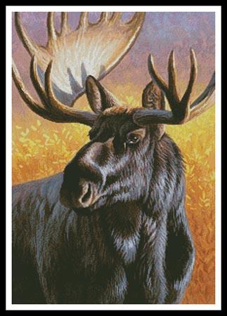 click here to view larger image of Moose Painting  (Cynthie Fisher) (chart)