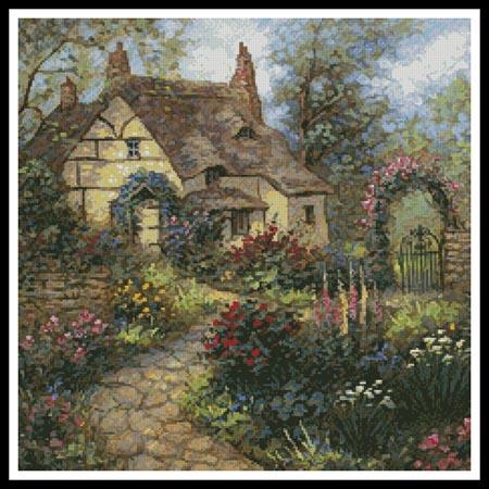 Cottage Garden (Cropped)  (Jon McNaughton)