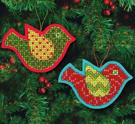Jolly Bird Ornaments