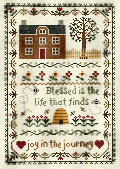 click here to view larger image of Joy In The Journey (counted cross stitch kit)