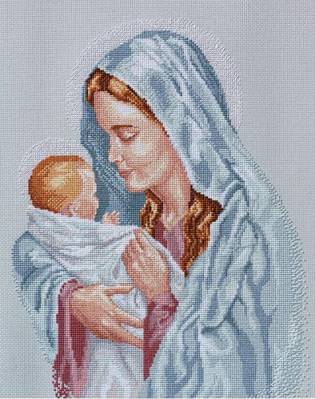 click here to view larger image of Blessed Mother, The (counted cross stitch kit)