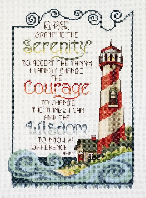 click here to view larger image of Serenity Lighthouse (counted cross stitch kit)