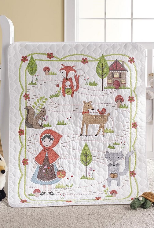 Little Red Riding Hood Crib Cover