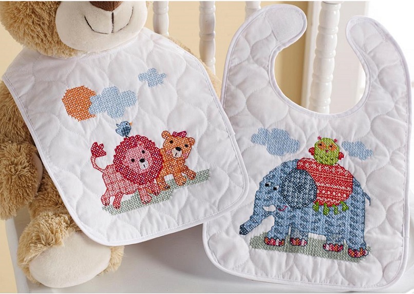 Two by Two Bibs - Set of 2