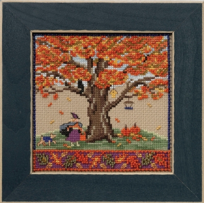 click here to view larger image of Fall Oak - Mighty Oak Series (counted cross stitch kit)