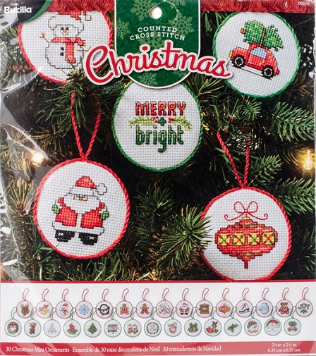 Christmas Minis Ornaments - Set of 30 