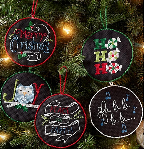 Holly Jolly Ornaments - Set of 12