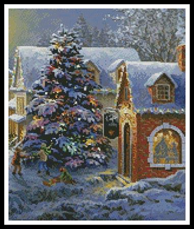click here to view larger image of Christmas Village (Crop 3)  (Nicky Boehme) (chart)