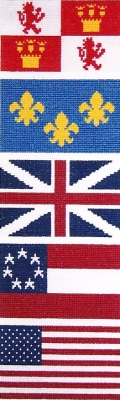 click here to view larger image of Five Flags Over Pensacola (counted cross stitch kit)