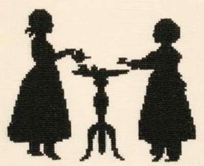 click here to view larger image of Tea Party (counted cross stitch kit)