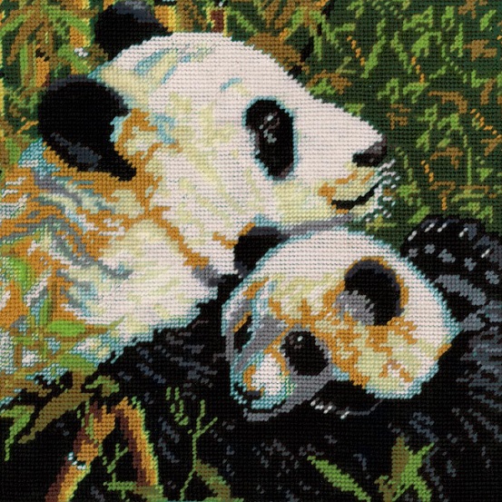Pandas Needlepoint