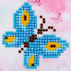 click here to view larger image of Butterfly Sparkle (Diamond Embroidery)