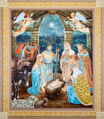click here to view larger image of Nativity Scene (Diamond Embroidery)