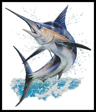 click here to view larger image of Marlin Painting  (Royce McClure) (chart)