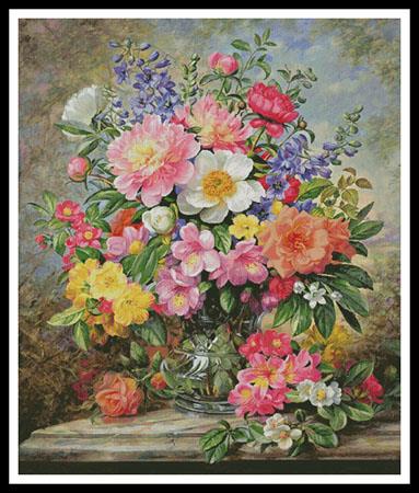 click here to view larger image of June Flowers In Radiance (Large)  (Albert Williams) (chart)
