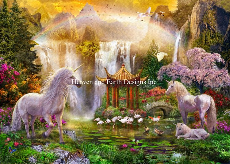 click here to view larger image of Supersized Unicorn Valley Of The Waterfalls - Max Color (chart)