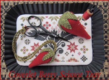 click here to view larger image of Coverlet Berry Scissor Tray (chart)