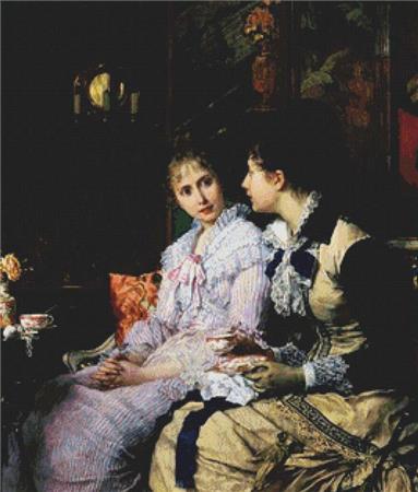 Ladies Taking Tea