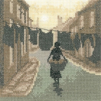click here to view larger image of Wash Day - Silhouettes (27ct) (counted cross stitch kit)