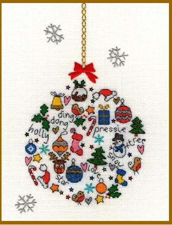 click here to view larger image of Love Yule (counted cross stitch kit)
