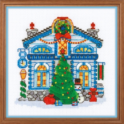 click here to view larger image of Ice Cabin (counted cross stitch kit)