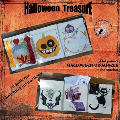 click here to view larger image of Halloween Treasure Halloween Stitcher Organizer (chart)