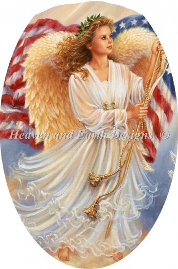 click here to view larger image of Ornament American Angel (chart)