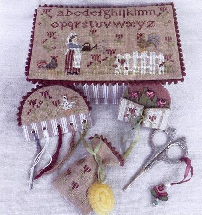 click here to view larger image of Working In The Garden Sewing Box (chart)