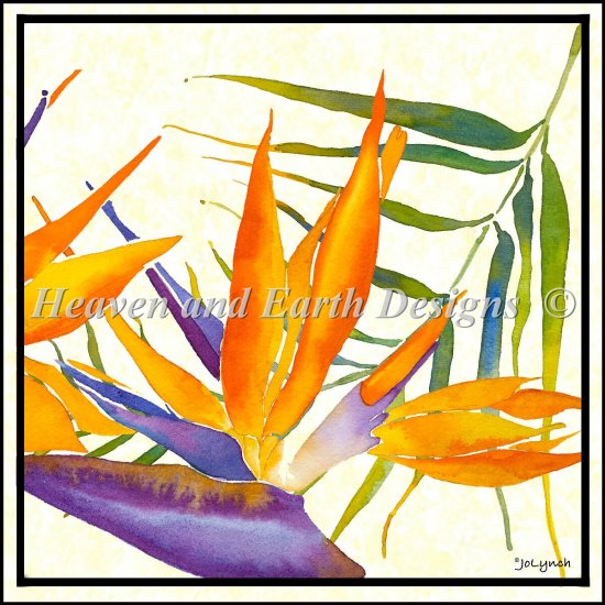 click here to view larger image of Floral  Bird Of Paradise (chart)