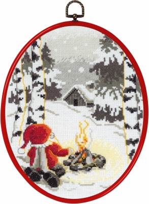 click here to view larger image of Christmas Night (counted cross stitch kit)