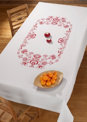 Red Design Tablecloth