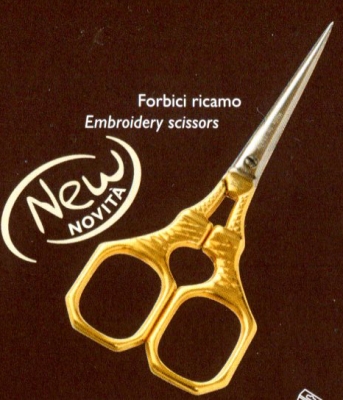 Premax 4in 24ct Gold Plated Handle Scissors