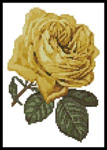 click here to view larger image of Mini Yellow Rose 2 (chart)