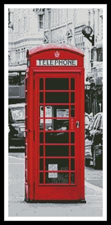 click here to view larger image of London Phone Booth (Cropped) (chart)