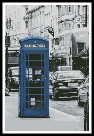 London Phone Booth (Blue)