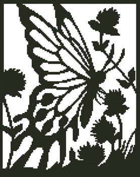 click here to view larger image of Butterfly Silhouette 2 (chart)