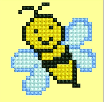click here to view larger image of Buzy Buzzz (Diamond Embroidery)