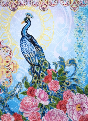 click here to view larger image of Exotic Peacock (Diamond Embroidery)