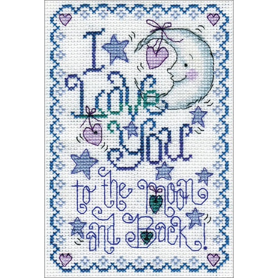 click here to view larger image of To The Moon (counted cross stitch kit)