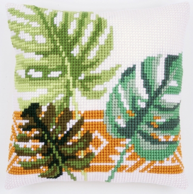 click here to view larger image of Botanical Cushion (needlepoint)
