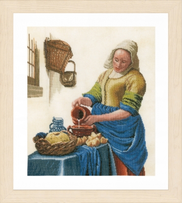 click here to view larger image of Milk Lady (counted cross stitch kit)