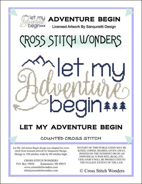 click here to view larger image of Let My Adventure Begin (chart)