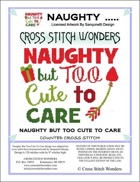 click here to view larger image of Naughty But Too Cute To Care (chart)