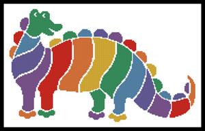 Colourful Dinosaur  (Joni Prittie)