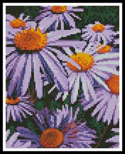 click here to view larger image of Mini Purple Daisies (chart)