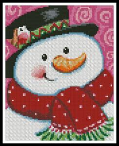 click here to view larger image of Mini Merry Snowman  (Terry Good) (chart)