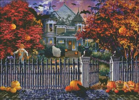 click here to view larger image of Halloween House (chart)
